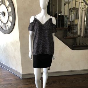 Loft Cold Shoulder Top